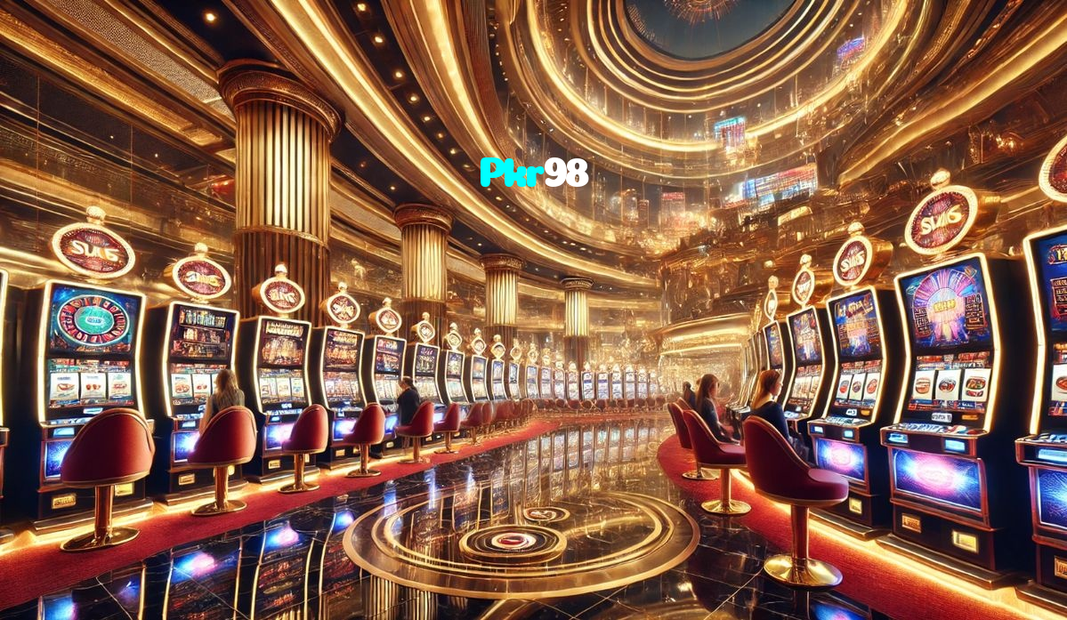 Pkr98 casino presented on mobile device in Pakistan with slots and live games